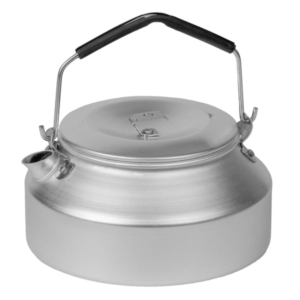 Bouilloire Trangia avec couvercle et poignée pliable en aluminium de 0,9 L pour la randonnée