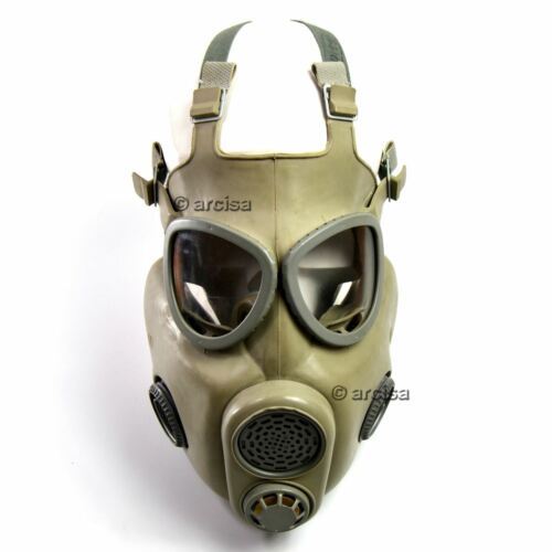 Masque à gaz militaire de l'armée tchécoslovaque tchèque M-10. Nouvel ensemble complet. Masque à gaz CZ M10