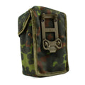 Pochette utilitaire originale de l'armée allemande Bundeswehr Flecktarn, sac de ceinture camouflage