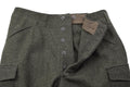 Pantalon de campagne original de l'armée suédoise M39/58 en laine cargo surplus vert olive