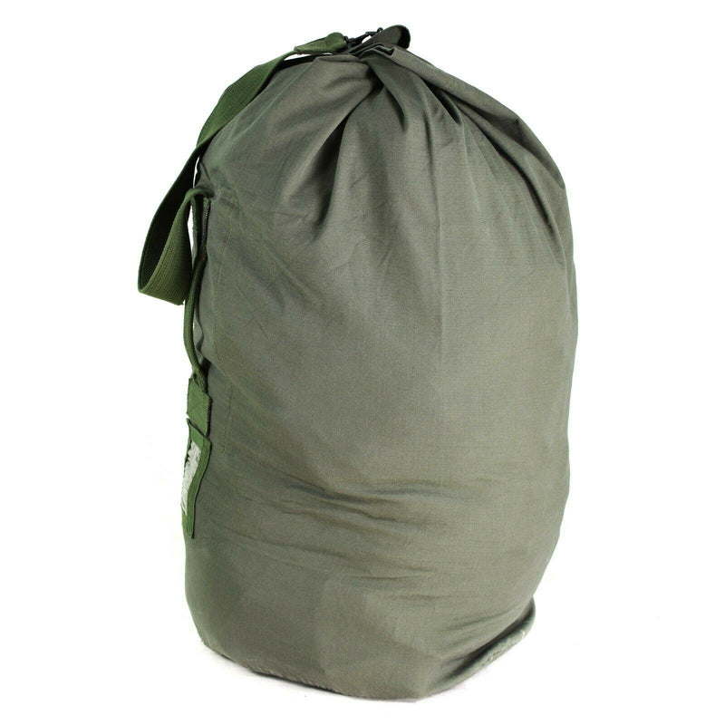 Sac de sport militaire néerlandais original 100 litres en toile ripstop olive