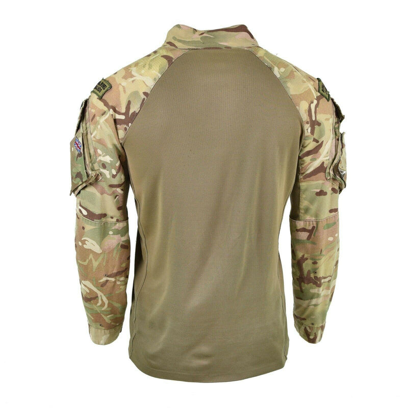 Sweat-shirt militaire camouflage britannique d'origine UBAC MTP pour sous-vêtements
