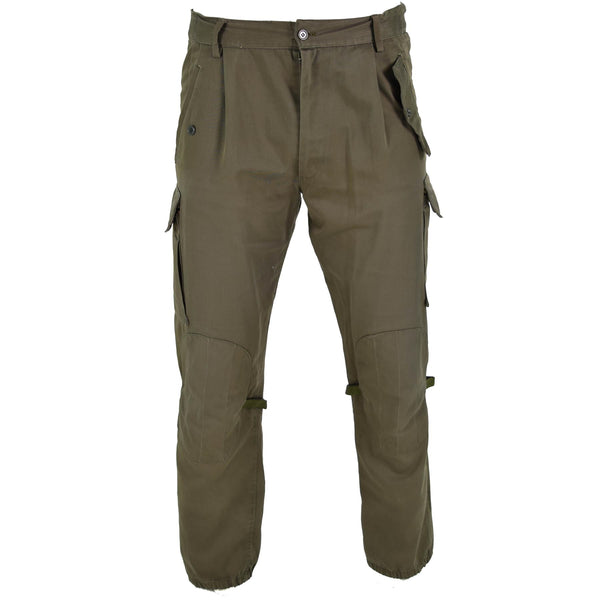 Pantalon de combat original de l'armée italienne Pantalon d'uniforme de travail des troupes de campagne BDU OD