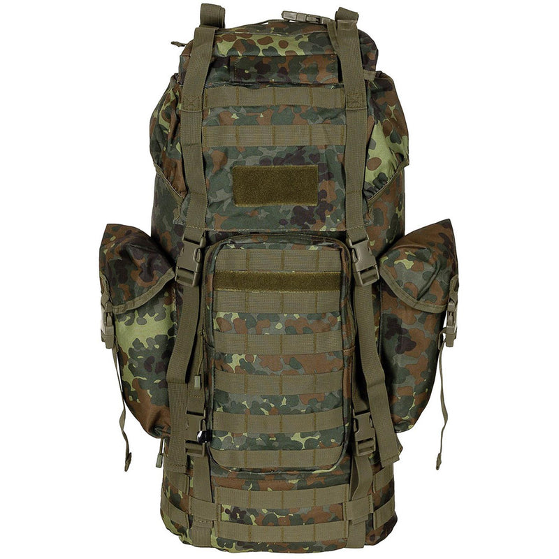 Sac à dos tactique de combat de l'armée BW de marque MFH Molle 65L sac de terrain en aluminium pour tige NEUF