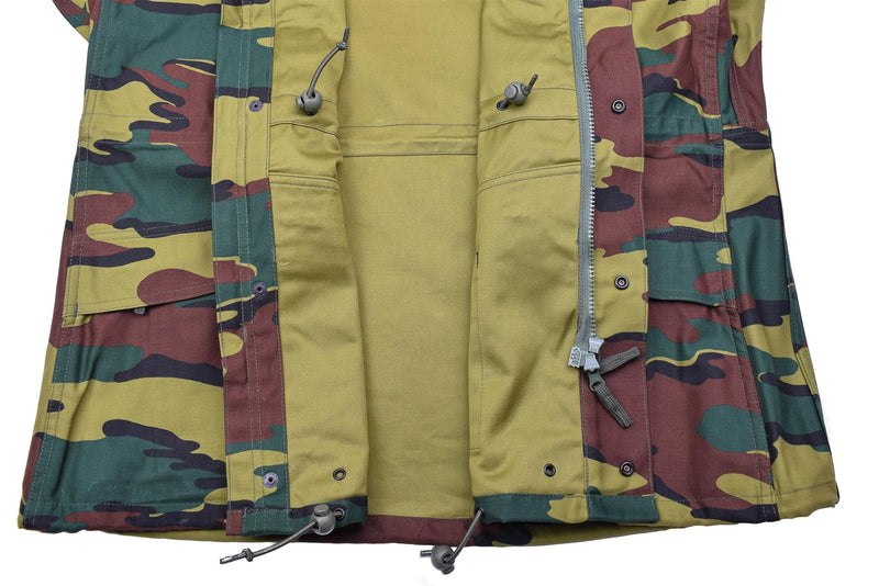 Veste militaire originale belge uniforme tactique de terrain pour troupes puzzle Seyntex