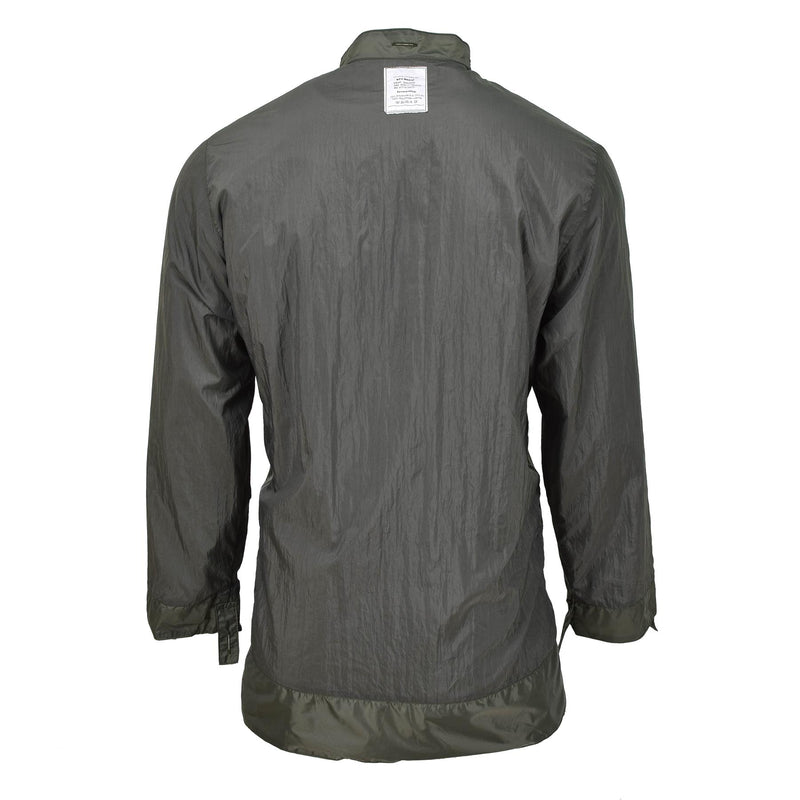 Veste de pluie militaire néerlandaise originale, imperméable, coutures étanchées, combat, olive