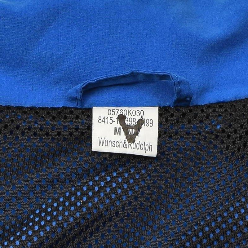 Authentique veste de survêtement militaire allemande Bundeswehr, chemises de sport, bleu noir