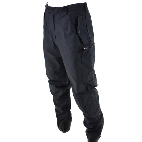 Pantalon de combat de campagne noir original de l'armée suédoise M90 ​​BDU neuf