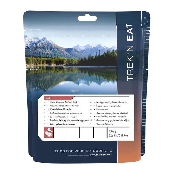 Trek'N Eat Repas principal Gourmet Forest Ration alimentaire d'urgence déshydratée camping
