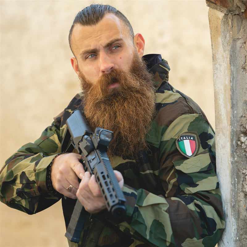 Veste de combat militaire originale italienne légère camouflage forêt surplus de l'armée NEUF