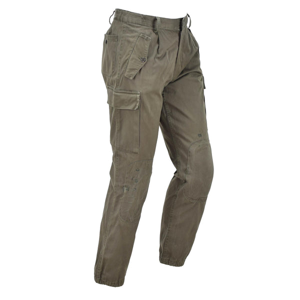 Pantalon de travail militaire italien original, pantalon cargo renforcé pour uniforme de travail