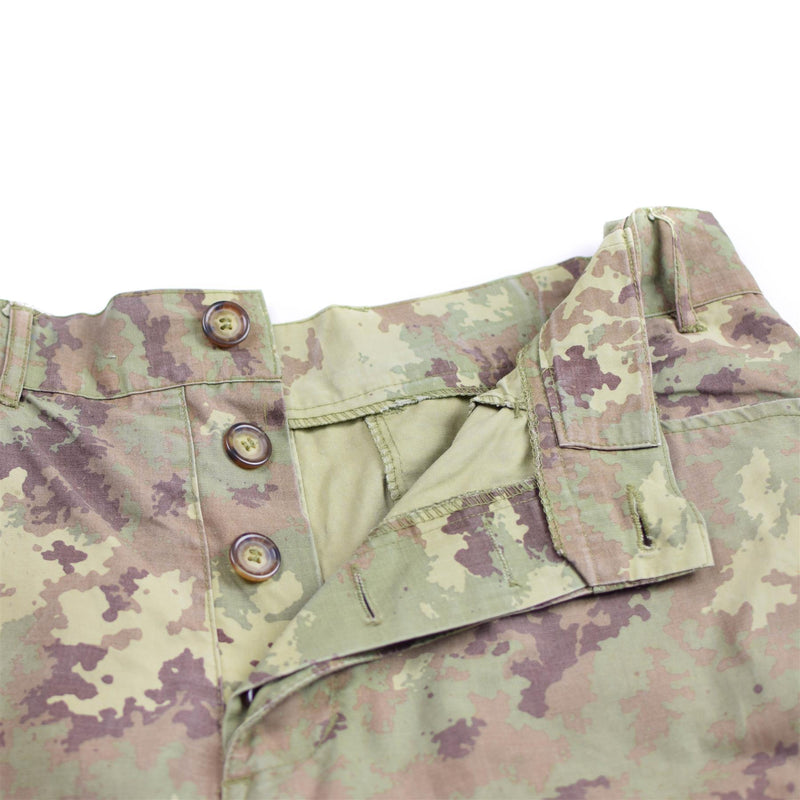 Pantalon de combat authentique de l'armée italienne Rip Stop Desert Vegetato camouflage