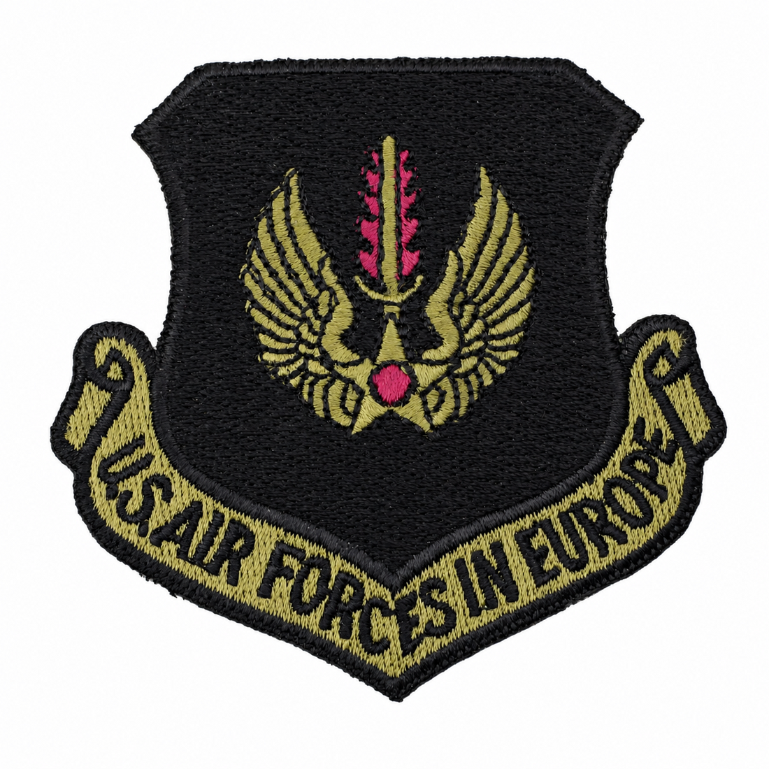 Patch original USAFE des forces aériennes américaines en Europe, insigne de collection brodé