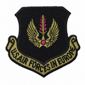 Patch original USAFE des forces aériennes américaines en Europe, insigne de collection brodé