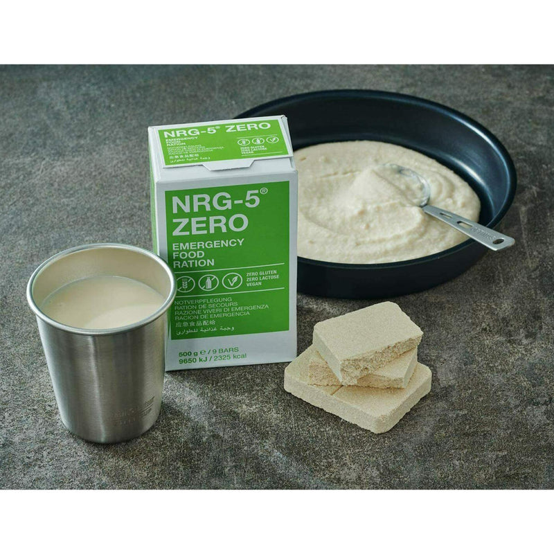 Pack de nourriture de survie de l'armée de ration d'urgence MRE prepper Military NRG-5 Zero 500 g