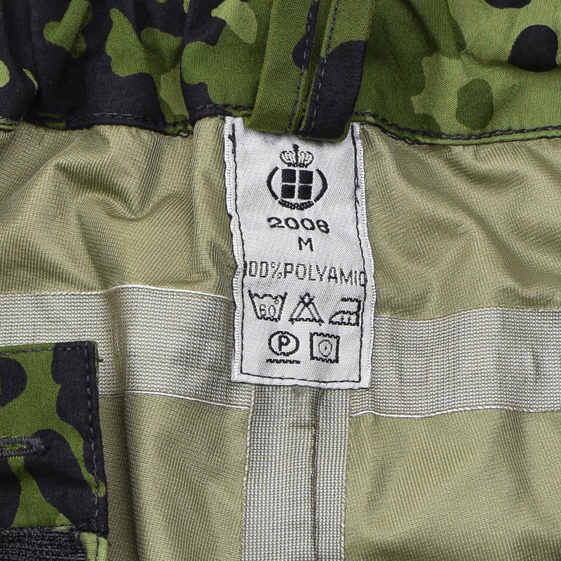 Pantalon de pluie de l'armée danoise d'origine camouflage M84 pantalon de combat tactique imperméable NEUF