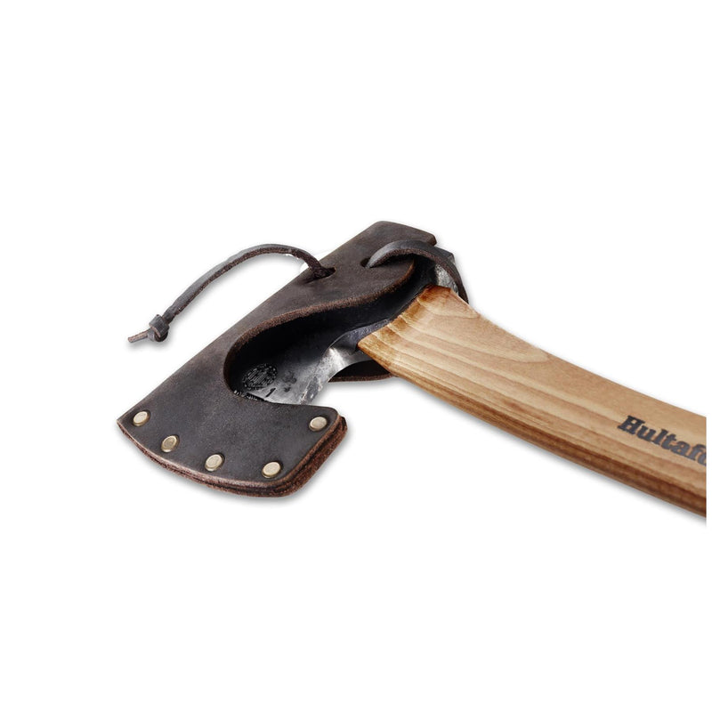 HULTAFORS Hultan hache de jardinage en acier au carbone, hachette tranchante comme un rasoir, manche en hickory
