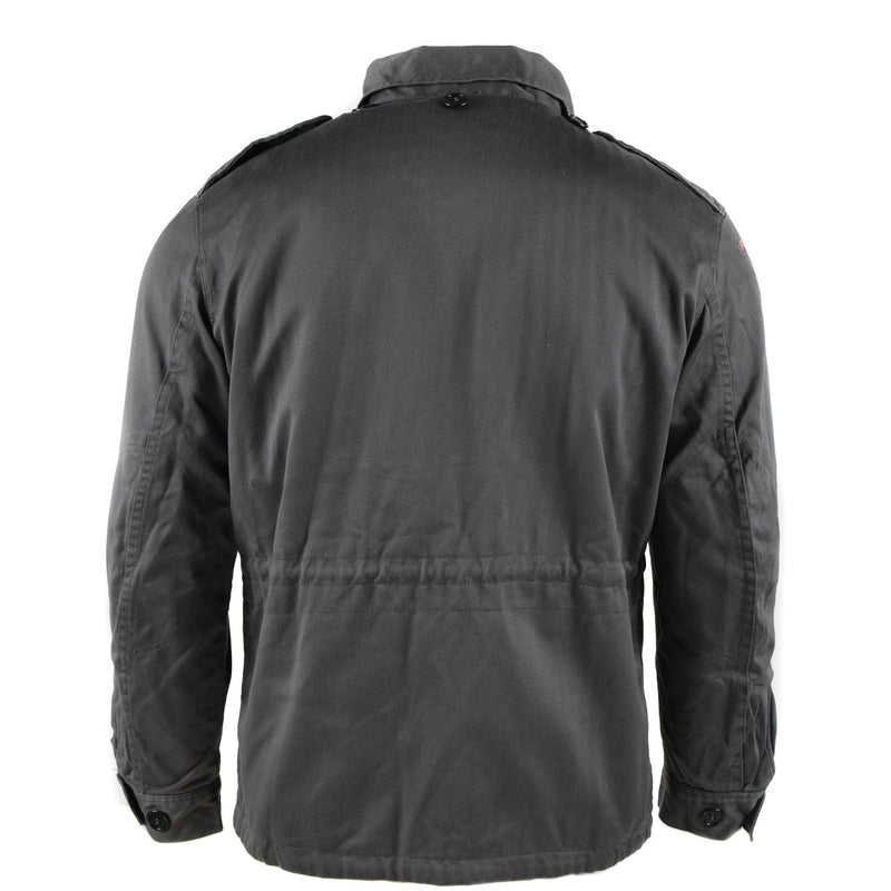 Veste originale de l'armée danoise M71 Short Cut, surplus militaire gris du Danemark