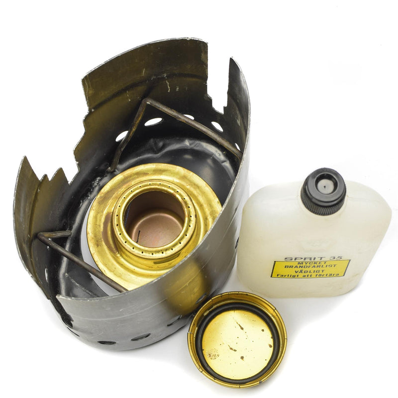 Réchaud Trangia d'origine de l'armée suédoise, brûleur à alcool, kit de cuisine suisse
