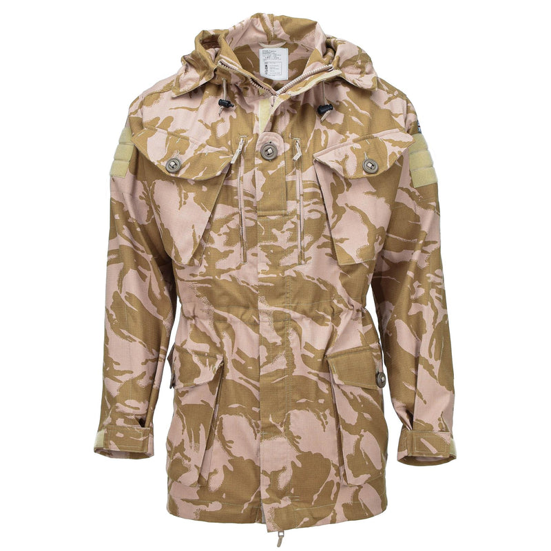 Veste de protection militaire britannique authentique, parka à capuche coupe-vent et résistante aux flammes NEUF
