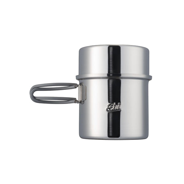 Indicateur de capacité de casserole en acier inoxydable de marque ESBIT pour le chauffage de l'eau en camping