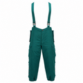 Pantalon à bretelles thermique militaire autrichien d'origine, isolé par temps froid, vert