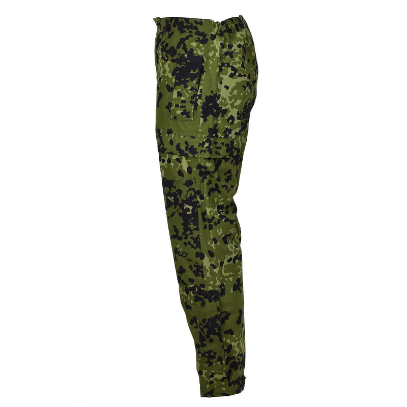 Pantalon de pluie de l'armée danoise d'origine camouflage M84 pantalon de combat tactique imperméable NEUF