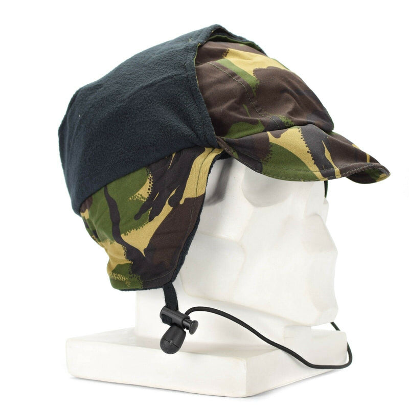 Casquette Gore Tex imperméable DPM Camo de l'armée britannique authentique doublée pour temps froid