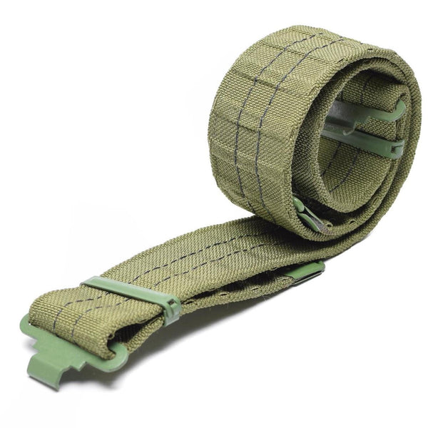 Ceinture de combat originale utilitaire et ceinture de pistolet en toile surplus militaire NEUF