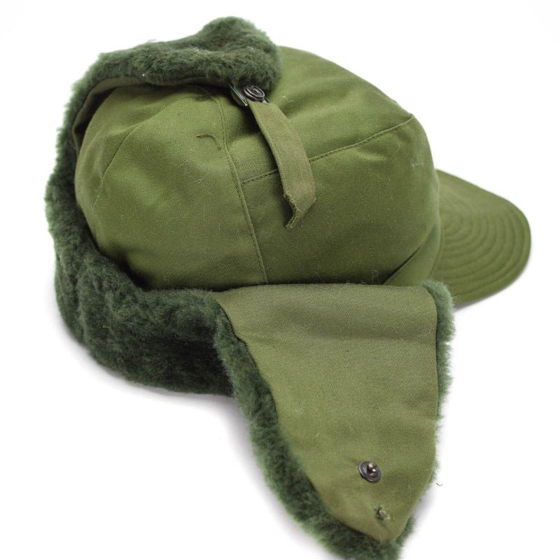 Casquette de combat d'hiver verte M59 de l'armée suédoise d'origine suédoise NEUF