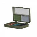 Pentagone 5 couleurs peinture pour le visage Camouflage boîtier étanche miroir Kit extérieur