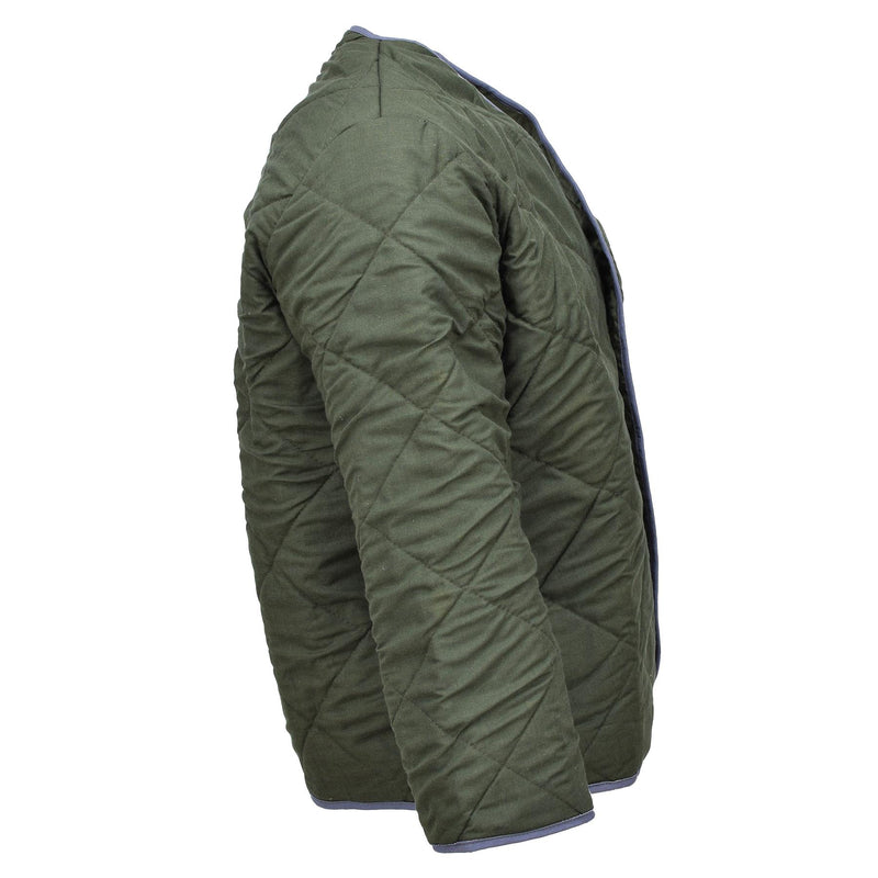 Doublure de veste thermique originale de l'armée tchèque olive pour temps froid et chaud NEUF