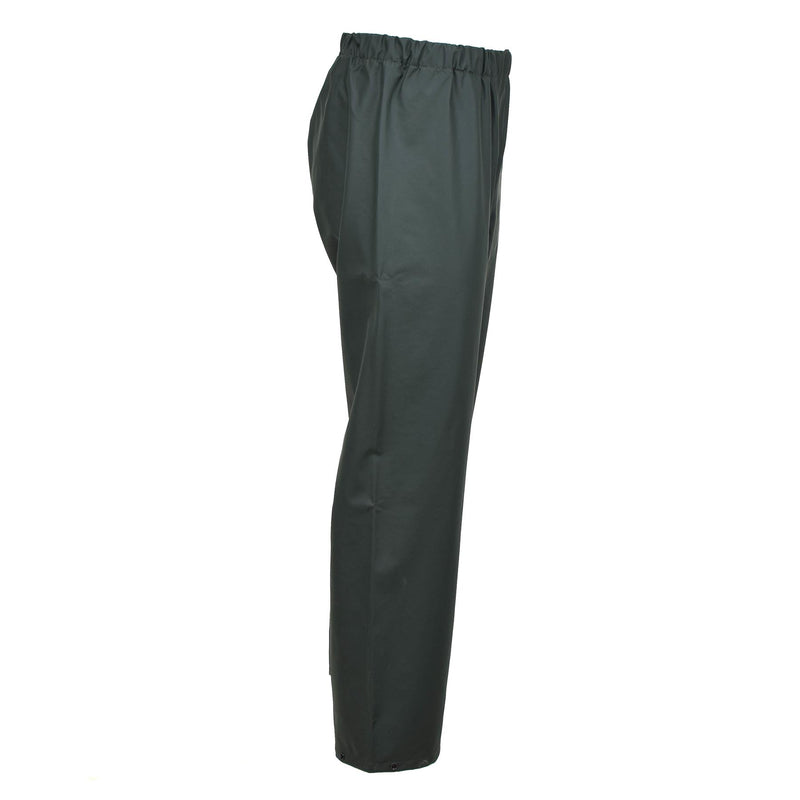 Pantalon imperméable militaire belge authentique pour temps pluvieux, pantalon d'extérieur olive NEUF