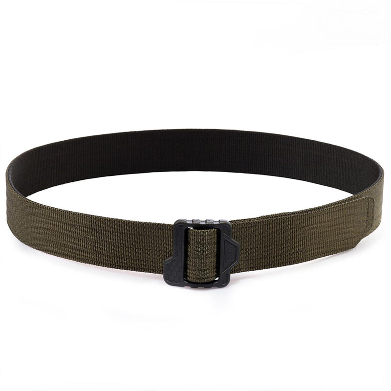Ceinture de combat tactique de style militaire M-TAC en toile avec boucle à dégagement rapide Olive