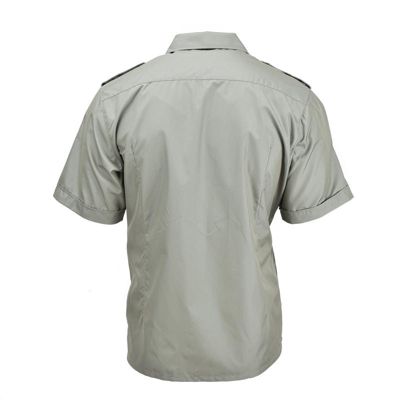 Chemises authentiques de la marine espagnole Armada marines olive chemise formelle à manches courtes NEUF