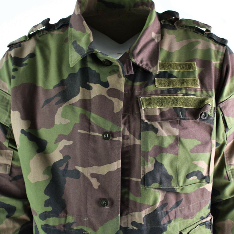 Veste de combat militaire slovaque vintage originale M97 BDU de l'armée slovaque