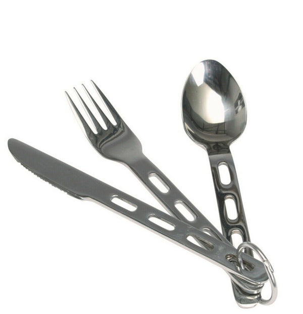 Ensemble de couverts en acier inoxydable 3 pièces Ustensiles de cuisine Couteau fourchette cuillère couverts 