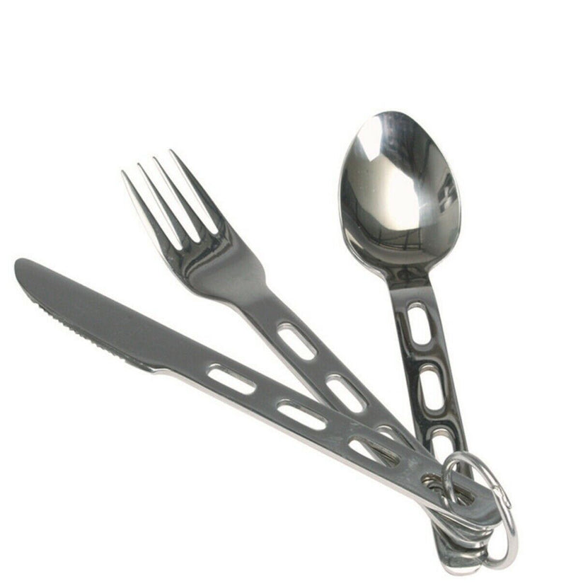 Ensemble de couverts en acier inoxydable 3 pièces Ustensiles de cuisine Couteau fourchette cuillère couverts 
