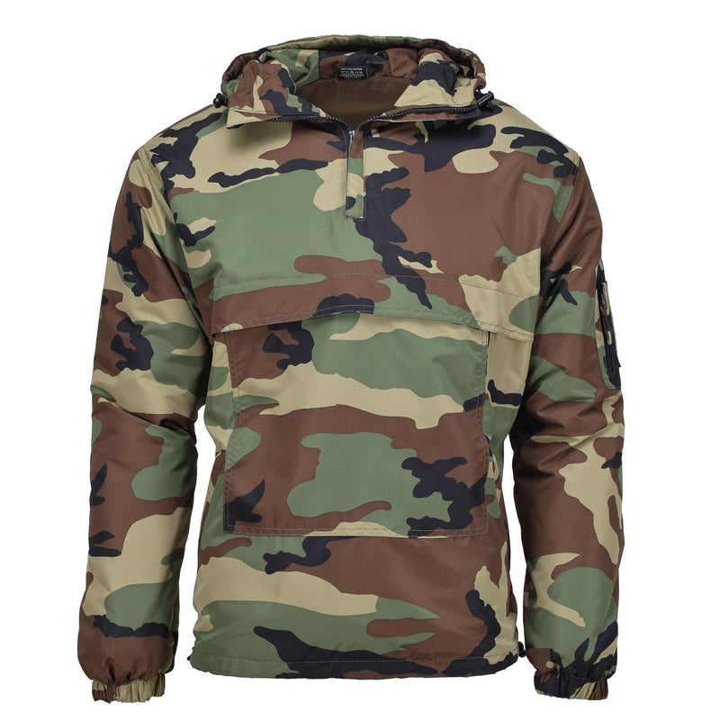 Veste de combat militaire allemande MIL-TEC coupe-vent d'hiver avec capuche doublée NEUF