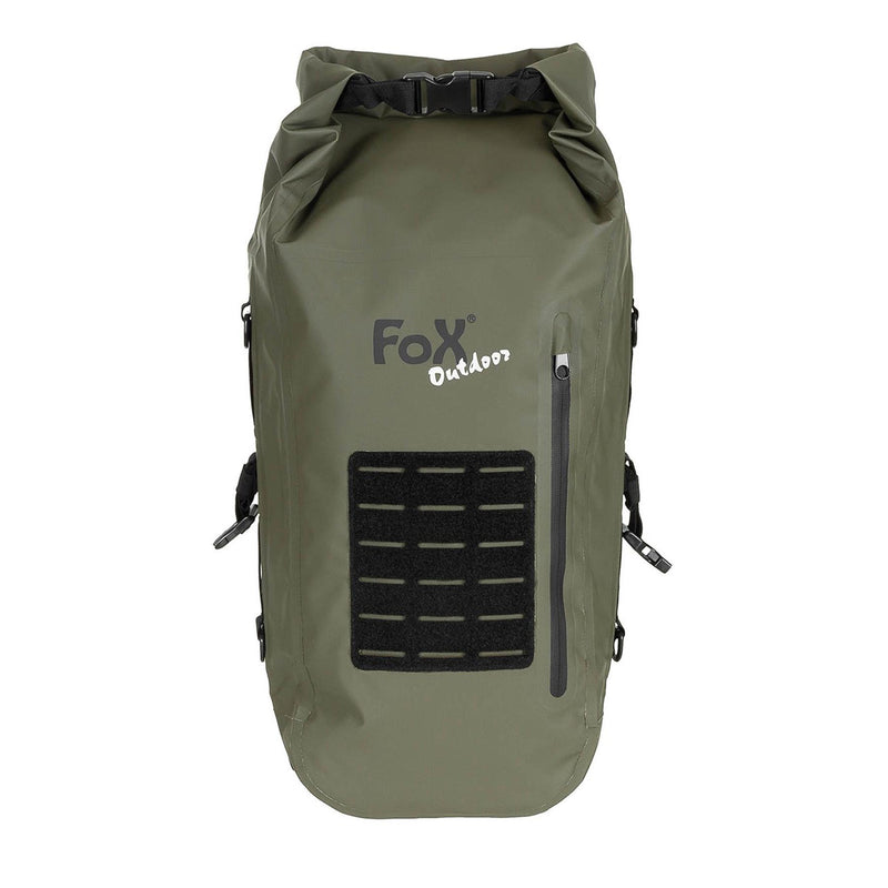 Sac à dos de randonnée imperméable léger en PVC MFH militaire olive étanche molle NOUVEAU