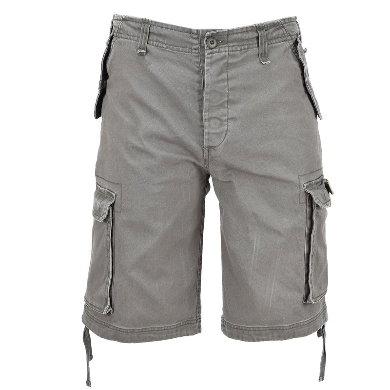 Short cargo de parachutiste en moleskine prélavé de style militaire de marque Mil-Tec