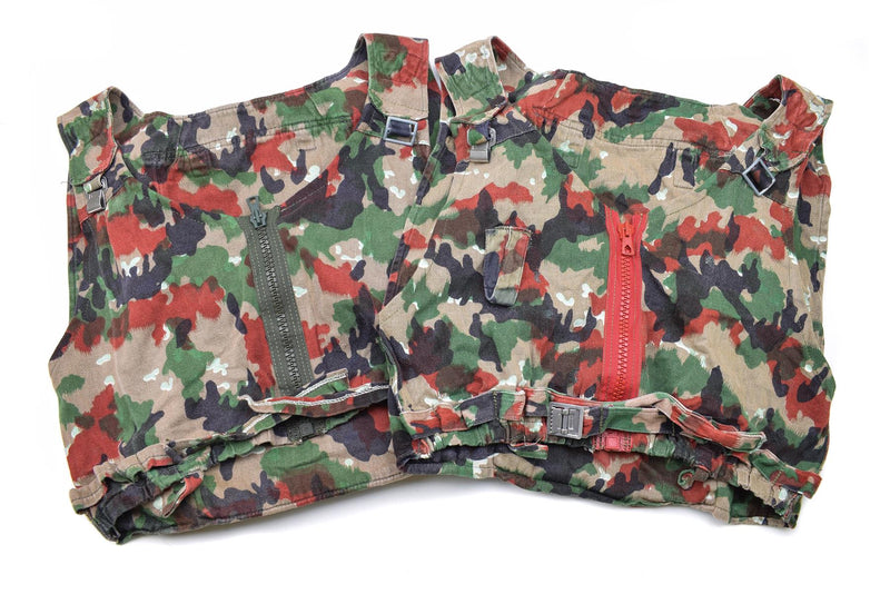 Sac à dos de combat authentique de l'armée suisse TAZ 83 Camo Vest Sac à dos militaire Suisse
