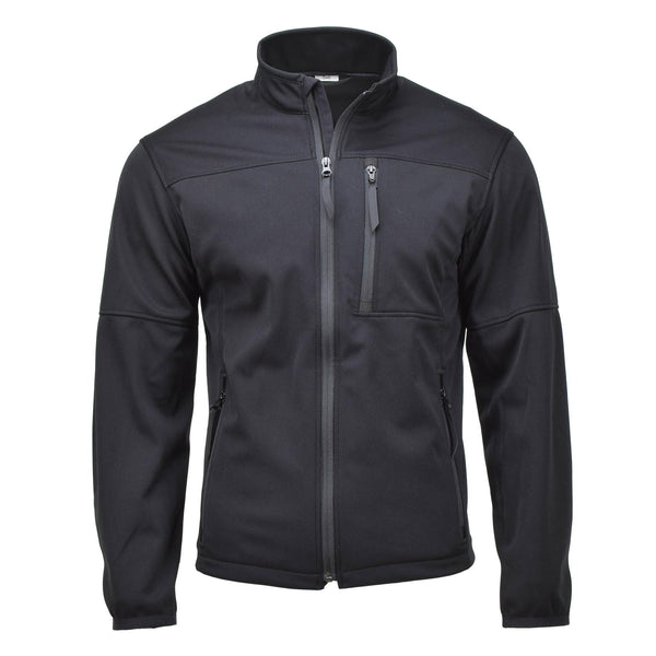 Veste coupe-vent style militaire coupe-vent membrane gore-tex imperméable noire