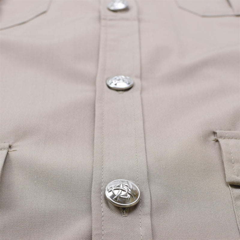 Chemises kaki originales de la légion étrangère militaire française à manches courtes NEUF