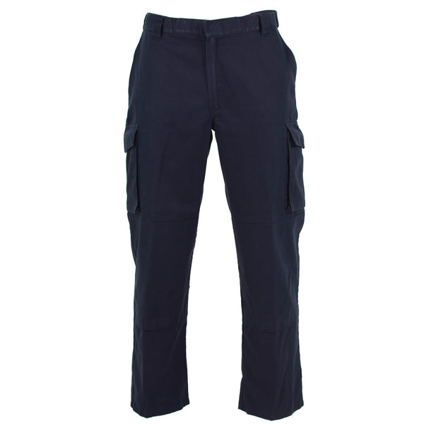 Pantalon de police britannique authentique, pantalon d'uniforme bleu léger, surplus militaire