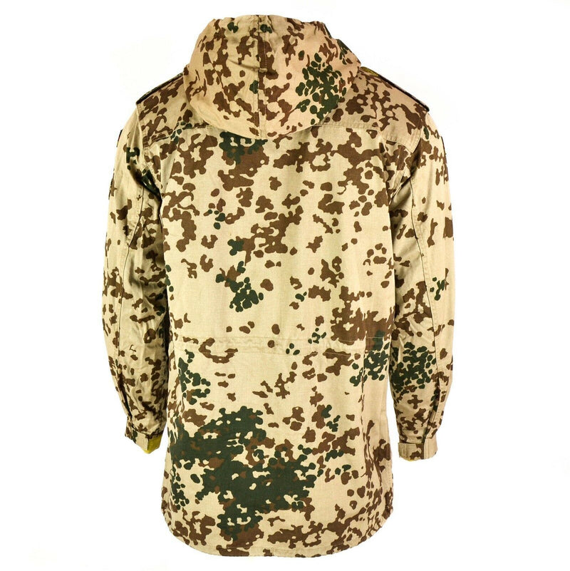 Véritable veste de campagne de l'armée allemande Parka à capuche de l'armée Combat dans le désert Tropic