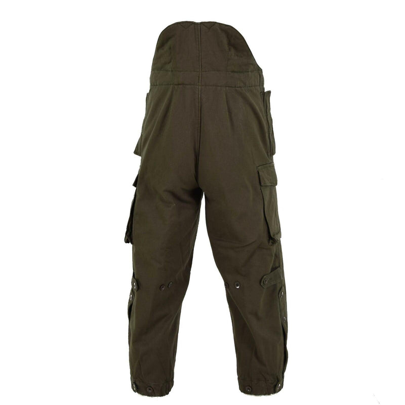 Pantalon de combat original de l'armée autrichienne, salopette militaire olive OD avec bretelles, NEUF