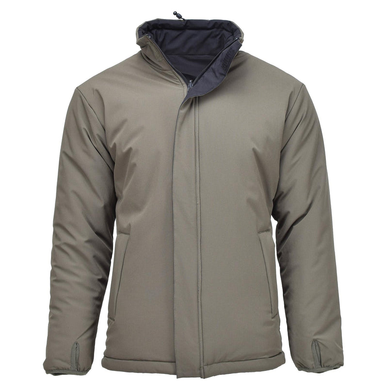 Veste militaire allemande MIL-TEC coupe-vent réversible pour temps froid Vert Noir NEUF