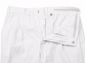 Pantalon de costume de la marine militaire allemande d'origine, uniforme de service formel blanc