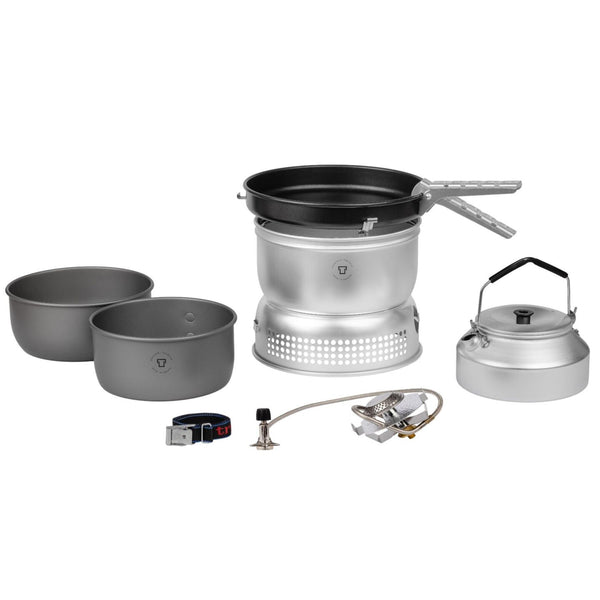 Ensemble de réchaud portable léger en aluminium anodisé dur Trangia pour la cuisine en extérieur